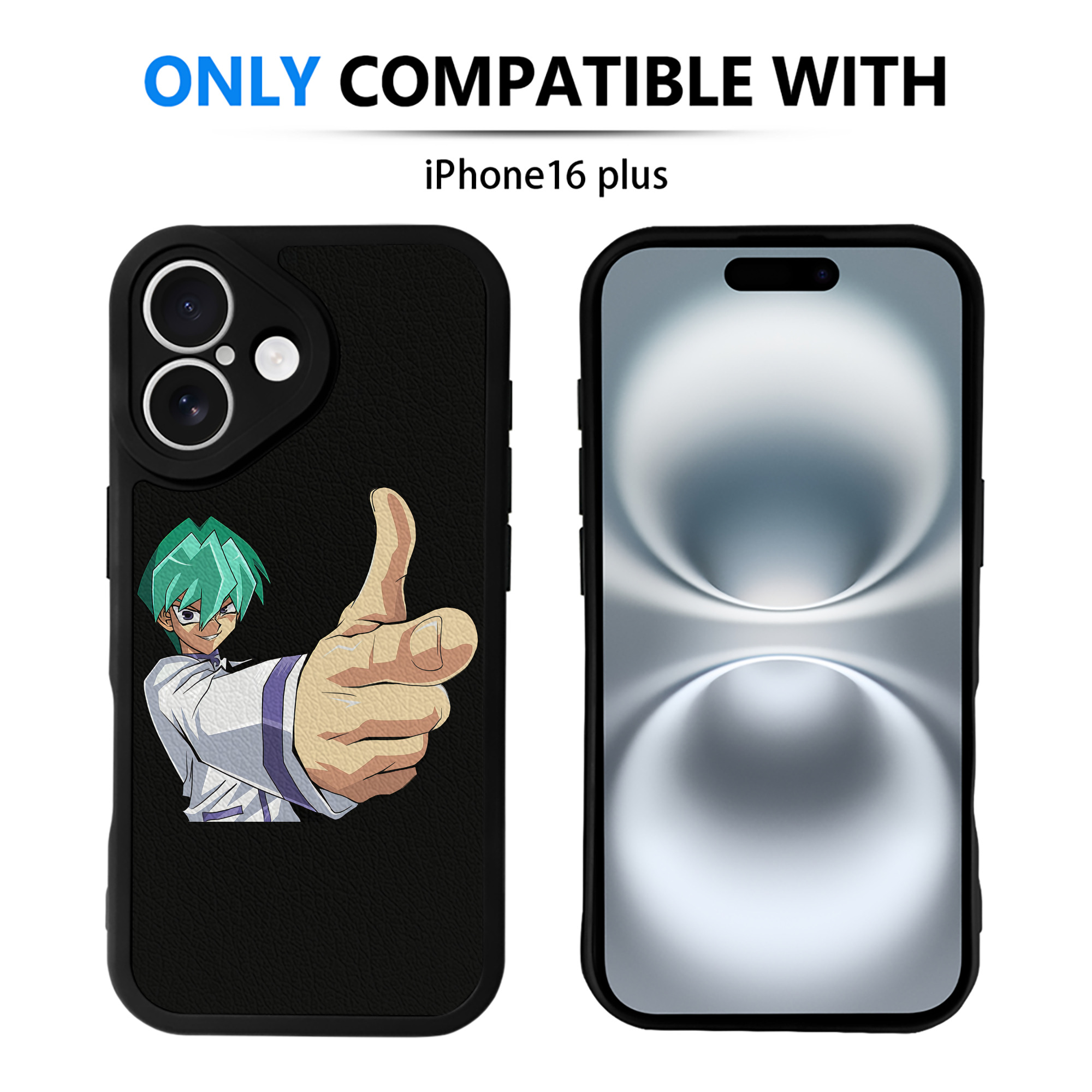 遊☆戯☆王 Yu-Gi-Oh! 【iPhone 16シリーズ対応】シリコンスマホケース（レザー調） 材質：シリコン